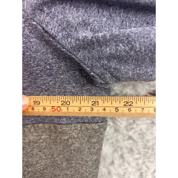 Michigan Wolverines Quarter Zip Pullover Gray Blue Rivalry Threads XL - Picture 3 of 9